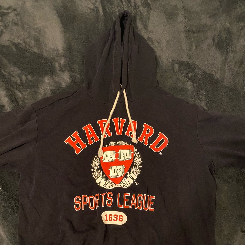 H&M Harvard Dark Blue Hoodie size M